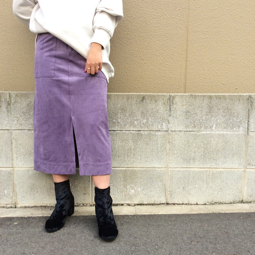 CLOCHE／スエードタイトスカート